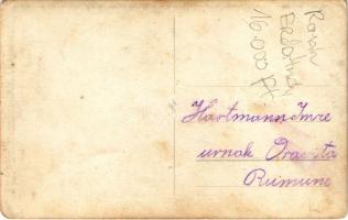 Kis-havas, Muntele Mic; Castelul Batalionului 11 Vanatori M-TE 1475 m / 11. vadászzászlóalj hegyi há...