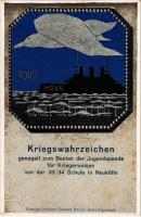 1916 Möve. Kriegswahrzeichen genagelt zum Besten der Jugendspende für Kriegerwaisen von der 33/34 Schule Neukölln. Entwurf Professor Edmund Körner (EK)