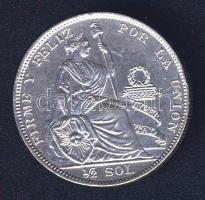 Peru 1926. 1/2S Ag T:2