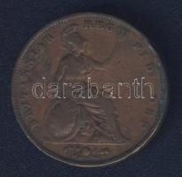 Nagy-Britannia 1841. 1Farthing Viktória T:3 ph