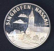 Németország DN "Singhofen Nassau" Ag 20g emlékérem T:exPP