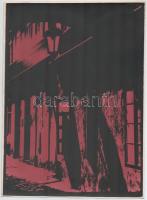 cca 1977-1980 Takács István: Prága sorozat, 3 db fotó, 23×15, 24×15 és 28×30,5 cm