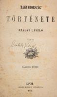 Szalay László: Magyarország története. IV. köt.: A mohácsi vésztől a linczi békekötésig. 1526-1645. Pest, 1865, Lauffer Vilmos, XII+647 p. Aranyozott félvászon-kötésben