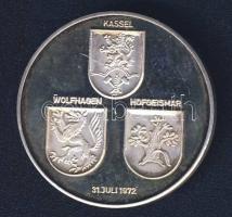 Németország 1972. "Kassel" Ag 20g emlékérem T:exPP