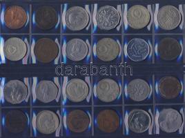 617 db fémpénz, egész világ, sok tengerentúllal T:vegyes
