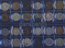 617 db fémpénz, egész világ, sok tengerentúllal T:vegyes