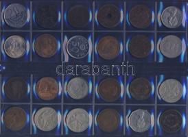 617 db fémpénz, egész világ, sok tengerentúllal T:vegyes