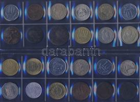 617 db fémpénz, egész világ, sok tengerentúllal T:vegyes