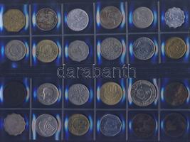 617 db fémpénz, egész világ, sok tengerentúllal T:vegyes