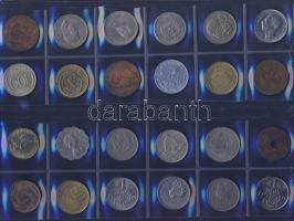 617 db fémpénz, egész világ, sok tengerentúllal T:vegyes