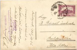 1925 A budapesti Hotel Bristol szálloda futballcsapata, focisták, labdarúgás / Hungarian football pl...