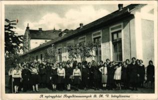 1940 Nyíregyháza, Angolkisasszonyok BMV leánylíceuma (Rb)