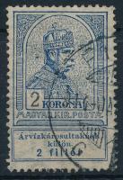 1913 Árvíz I. 2K bélyeg (11.000)