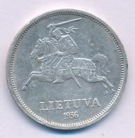Litvánia 1936. 5L Ag "Jonas Basanavičius" T:XF-VF
Lithuania 1936. 5 Litas Ag "Jonas ...