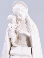 cca 1940, Hummel Madonna kis Jézussal, jelzett, több helyen sérült, m: 22 cm
