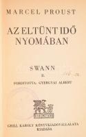 Marcel Proust: Az eltünt idő nyomában. Swann. I-III. köt. Ford.: Gyergyai Albert. Bp., [1937], Nyuga...