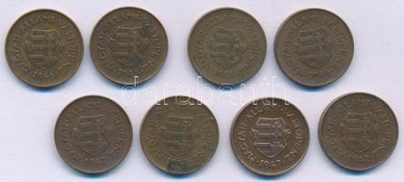 1946. 2f bronz (4x) + 1947. 2f bronz (4x) T:XF patina
Adamo F1, F3