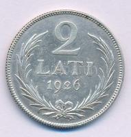 Litvánia 1926. 2L Ag T:XF Lithuania 1926. 2 Lati Ag C:XF Krause KM#8