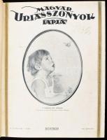 1931 Magyar Uriasszonyok Lapja. IX. évf. 1-19. számok. 1932 jan. 1-júl. 1. Félvászon-kötésben