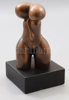 ef.Zámbó (efZámbó) István (1950-): Torzó. Bronz, jelzés nélkül, talapzattal, m: 14,5 cm