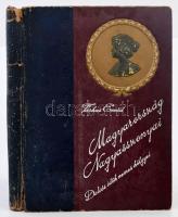 Farkas Emőd: Magyarország Nagyasszonyai. II. kötet. Illusztrálta: Nemes Mihály. Bp., 1911, Wodianer F. és Fiai, 220 p.+2 t. Szövegközi és egészoldalas, fekete-fehér illusztrációkkal, könyvdíszekkel. Kiadói aranyozott, dombornyomott egészvászon-kötés, kopott borítóval, sérült gerinccel, egy lap hiánnyal (9/10), egy lap sarkán kis hiánnyal.