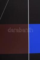 Konok Tamás (1930-2020): Kompozíció, 1993. Szitanyomat, papír, jelzett. Számozott: 75/17. A Grafidio...