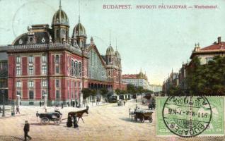 Budapest VI. Nyugati pályaudvar, villamos (EK)