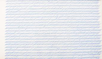 Vera Molnár (1924-): Anyám levelei I-VI. Szitanyomat, papír. Jelezve balra lent laponként: 31/40. Je...