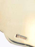 Deetjen Orfévrerie francia 63 ezüstözött evőeszköz készlet, dobozában, jelzett, jó állapotban