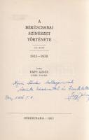 Papp János: 
A békéscsabai színészet története I-IV. rész. [Teljes mű négy kötetben.] (Dedikált.)
...