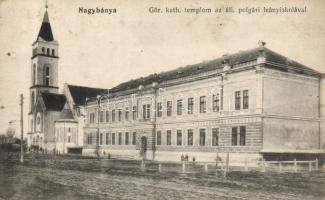 Nagybánya greek catholic church and girls public school