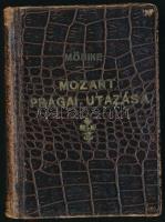 Mörike: Mozart prágai utazása. Ford.: Cserna Andor. Kis Helikon 13. Bp.,[1922.],Rózsavölgyi, 168 p. Kiadói kissé kopott egészbőr-kötésben.