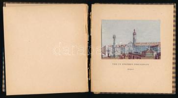Rexa, Dezső: Century old Pest-Buda. With 12 coloured illustrations. Bp., [1945], Officina, 26 sztl. ...
