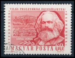 1964 Évfordulók - Események (II.) Marx 60f "ESFMÉNYEK" tévnyomattal