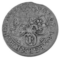 Lengyel-Litván Nemzetközösség 1660TL-B 6gr Ag "II. János Kázmér" Krakkó (3,28g) technológi...