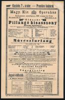 1906 Bp., Ünnepi vacsora a Maestro Giacomo Puccini tiszteletére, rendezi a Magyar Királyi Opera, éte...