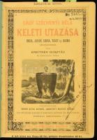 Kreitner Gusztáv: Gróf Széchenyi Béla keleti utazása. India, Japán, China, Tibet és Birma országokban. Bp., 1882, Révai, 497?1028 p.+ 1 (kihajtható térkép) t. Gazdag szövegközti és egészoldalas képanyaggal illusztrált. Bekötött eredeti (!) elülső papírborítóval. Korabeli aranyozott félvászon-kötés, kopott borítóval, sérült gerinccel, sérült térképpel, laza fűzéssel, a papírborítón tulajdonosi bejegyzéssel és bélyegzéssel.