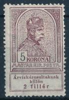 1913 Árvíz I. 5K bélyeg (7.500)