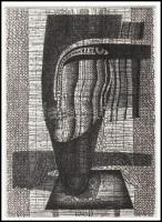 Chiara Toni, Maria (1950-): "Unknown Musician", 2006. Rézkarc, hidegtű, papír, jelzett, mű...