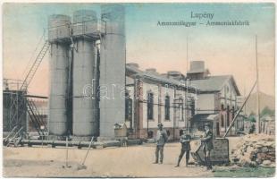 1915 Lupény, Lupeni; Ammoniákgyár / Ammoniakfabrik / ammonia factory (kis szakadás / small tear)