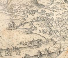 Visegrád 1595. évi ostroma - Siebmacher Johann: Wahre Conterfactur der Vöstung Vizzegrad oder in ung...