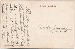 Kudzsir, Kudsir, Cugir; Lakatos műhely, belső. Gyöngyösy Gyula kiadása / locksmith workshop (EK)