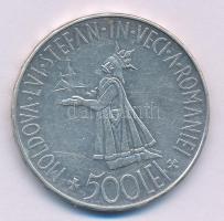 Románia 1941. 500L Ag "I. Mihály; Besszarábia Újraegyesülés" T:VF
Romania 1941. 500 Lei A...