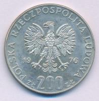Lengyelország 1976. 200Zl Ag "XXI. Olimpia" T:AU Poland 1976. 200 Zlotych Ag "XXI Oly...