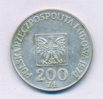 Lengyelország 1974. 200Zl Ag "30 éves a Népköztársaság" T:AU patina Poland 1974. 200 Zloty...