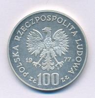 Lengyelország 1977. 100Zl Ag "Wawel" T:AU (PP) patina Poland 1974. 200 Zlotych Ag "Wa...