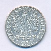 Lengyelország 1936. 2Zl Ag "15 éves a Gdynia kikötő" T:AU Poland 1936. 2 Zlotych Ag "...