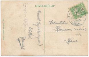 1913 Vajdahunyad, Hunedoara; M. kir. vasgyár, iparvasút, vár. Spörl Gusztáv kiadása, Adler felvétele...