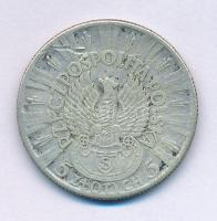 Lengyelország 1934. 5Zl Ag "Jozef Pilsudski" T:F Poland 1934. 5 Zlotych Ag "Jozef Pil...