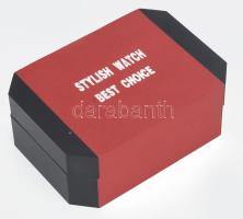 Design női és férfi karóra pár, jelzett, díszdobozban